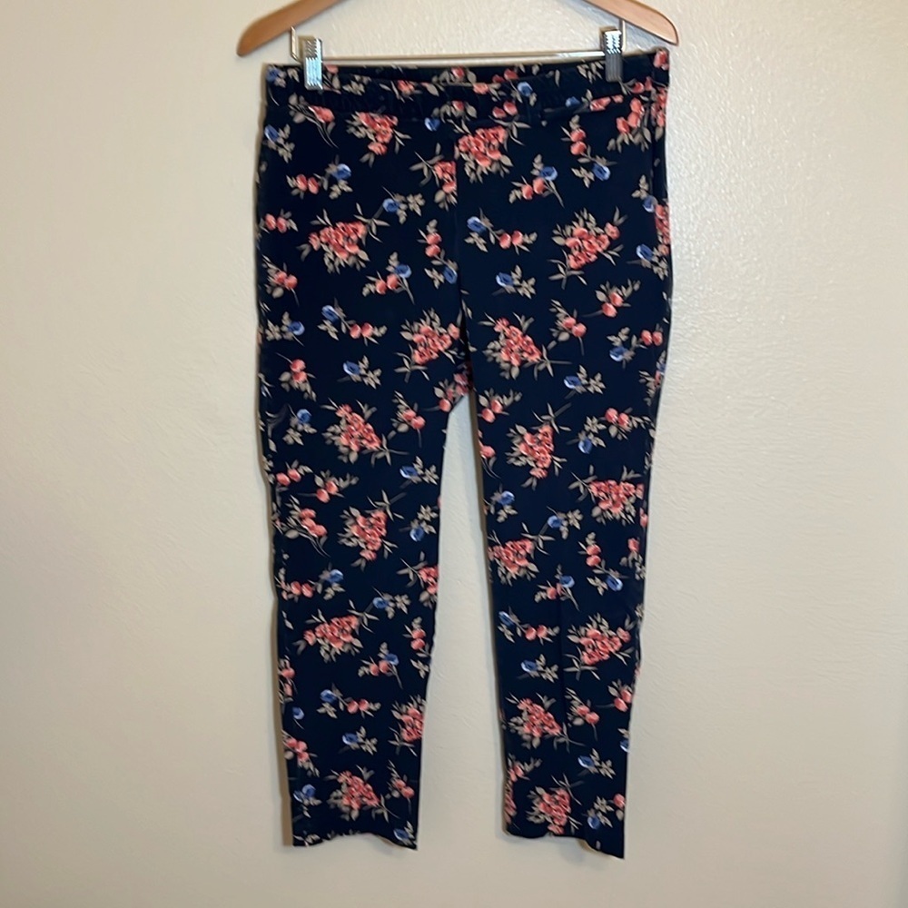 J. Jill Precision Stretch Floral Print Pant